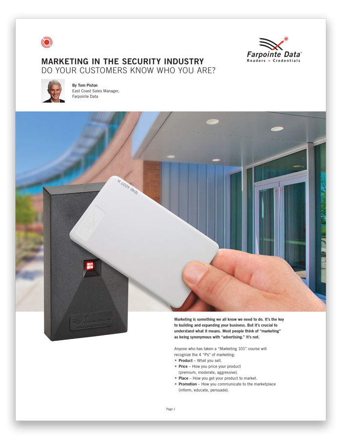 Marketing in the Security Industry