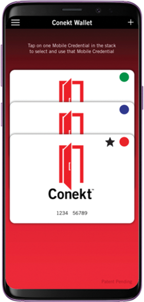 New and Improved Conekt Wallet App for Android devices