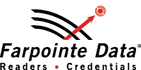 Farpointe Data logo, vertical format