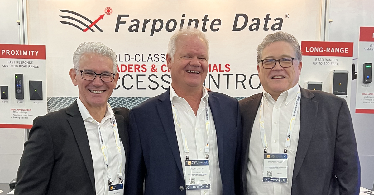 The Farpointe team at ISC East