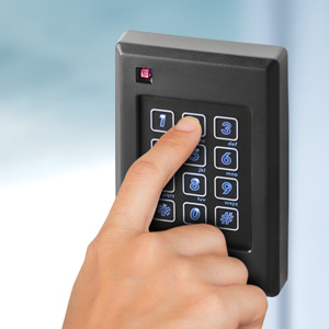 PIN entry on keypad reader